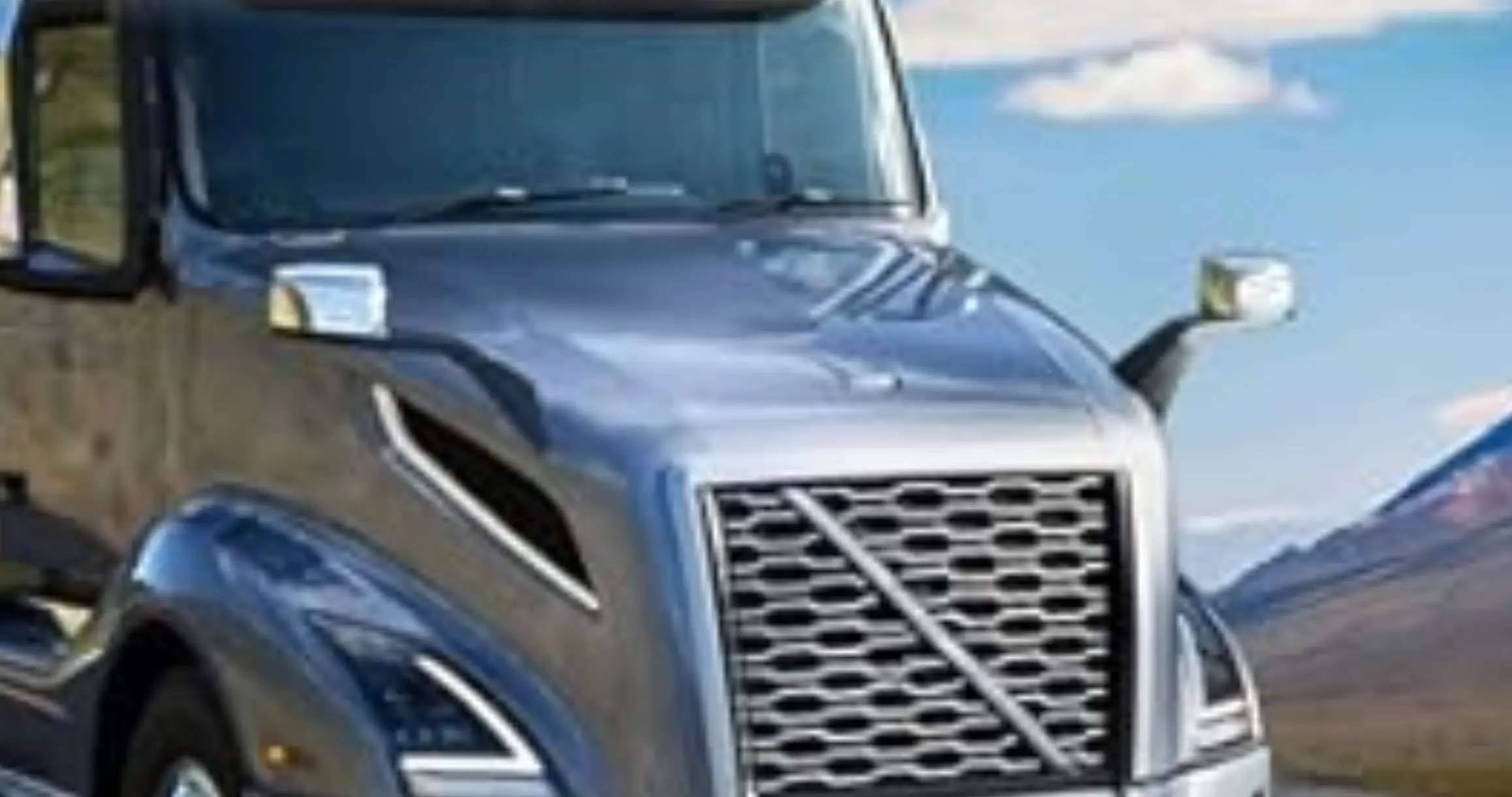 Volvo 2018+ Hood Mirror Product with Application